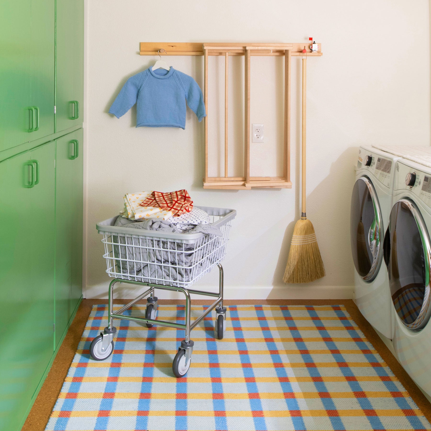 laundry room with a laundry basket