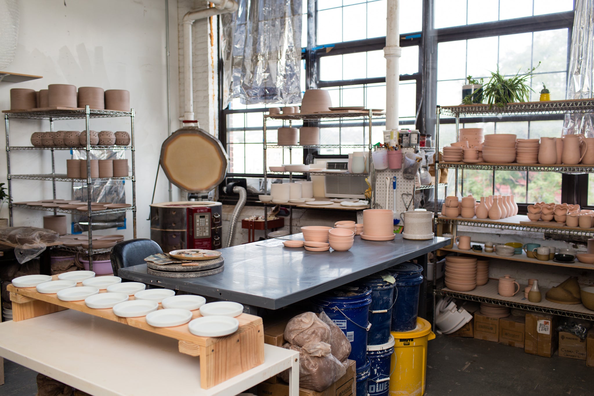 pottery making studio