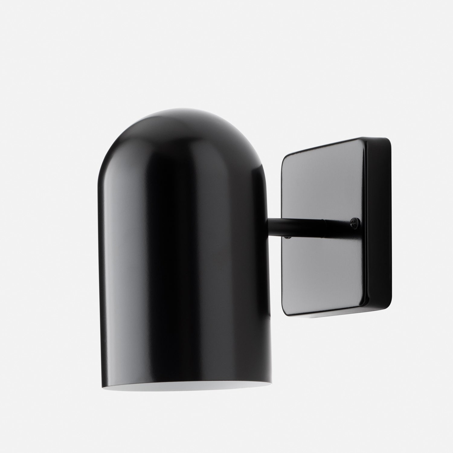 Allegheny Indoor/Outdoor Sconce::black-satin::main