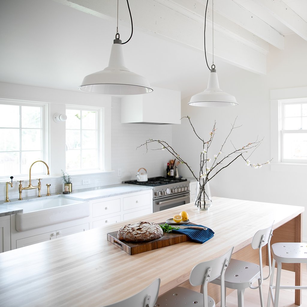 kitchen with a table and a stove