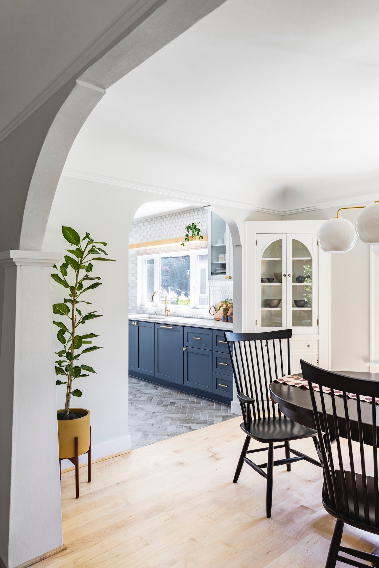 kitchen with chairs