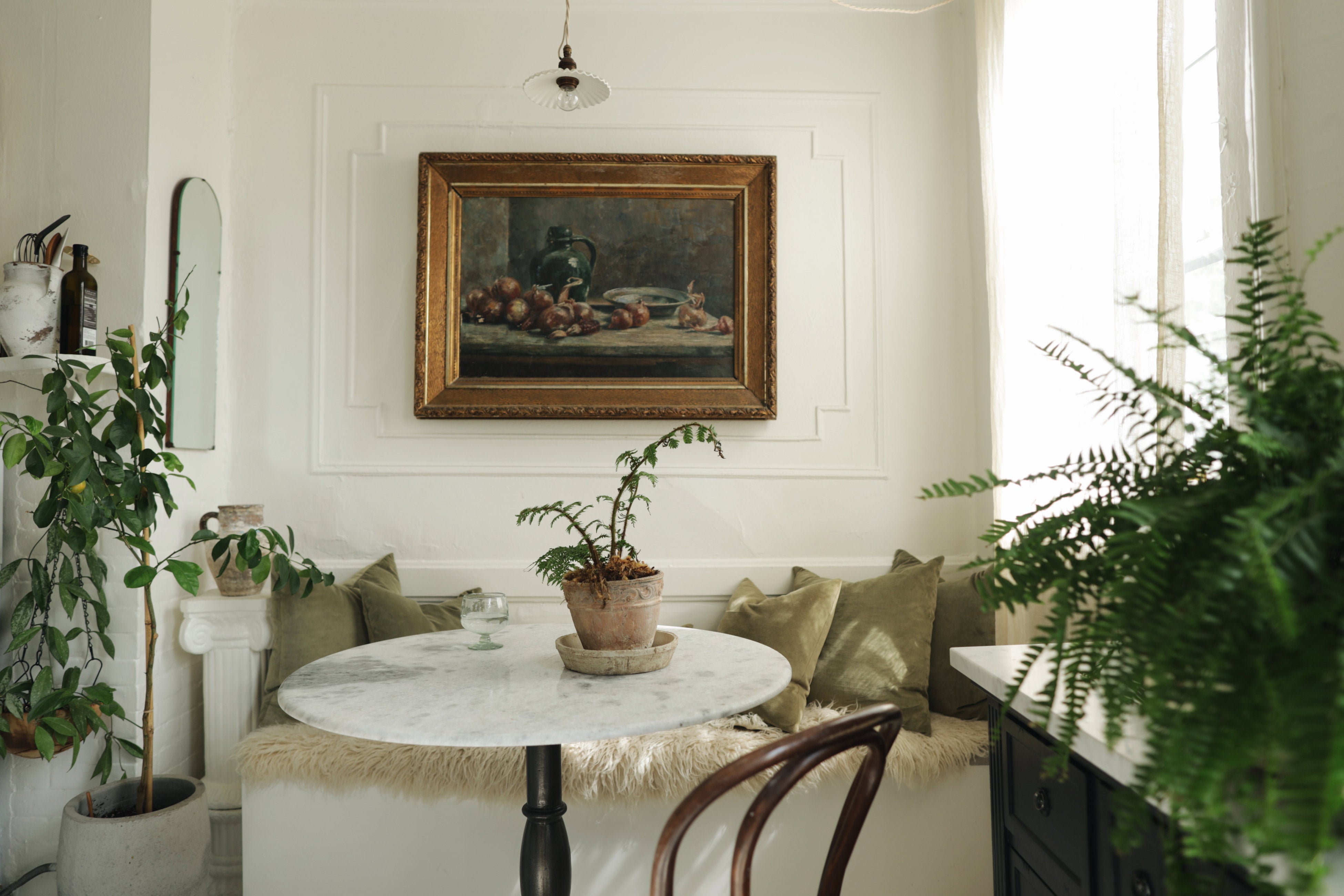 Beautiful dining nook.