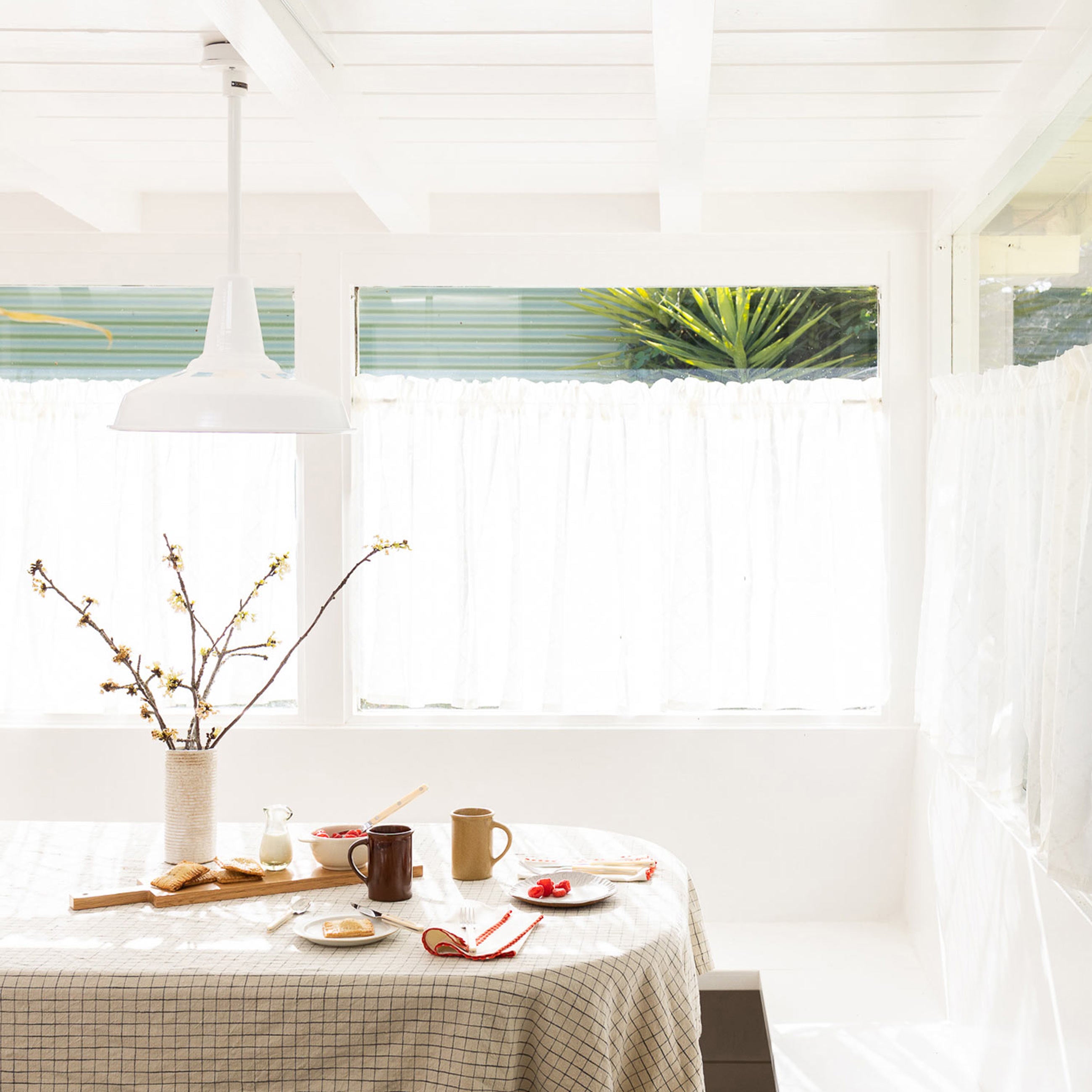 Bright dining nook.