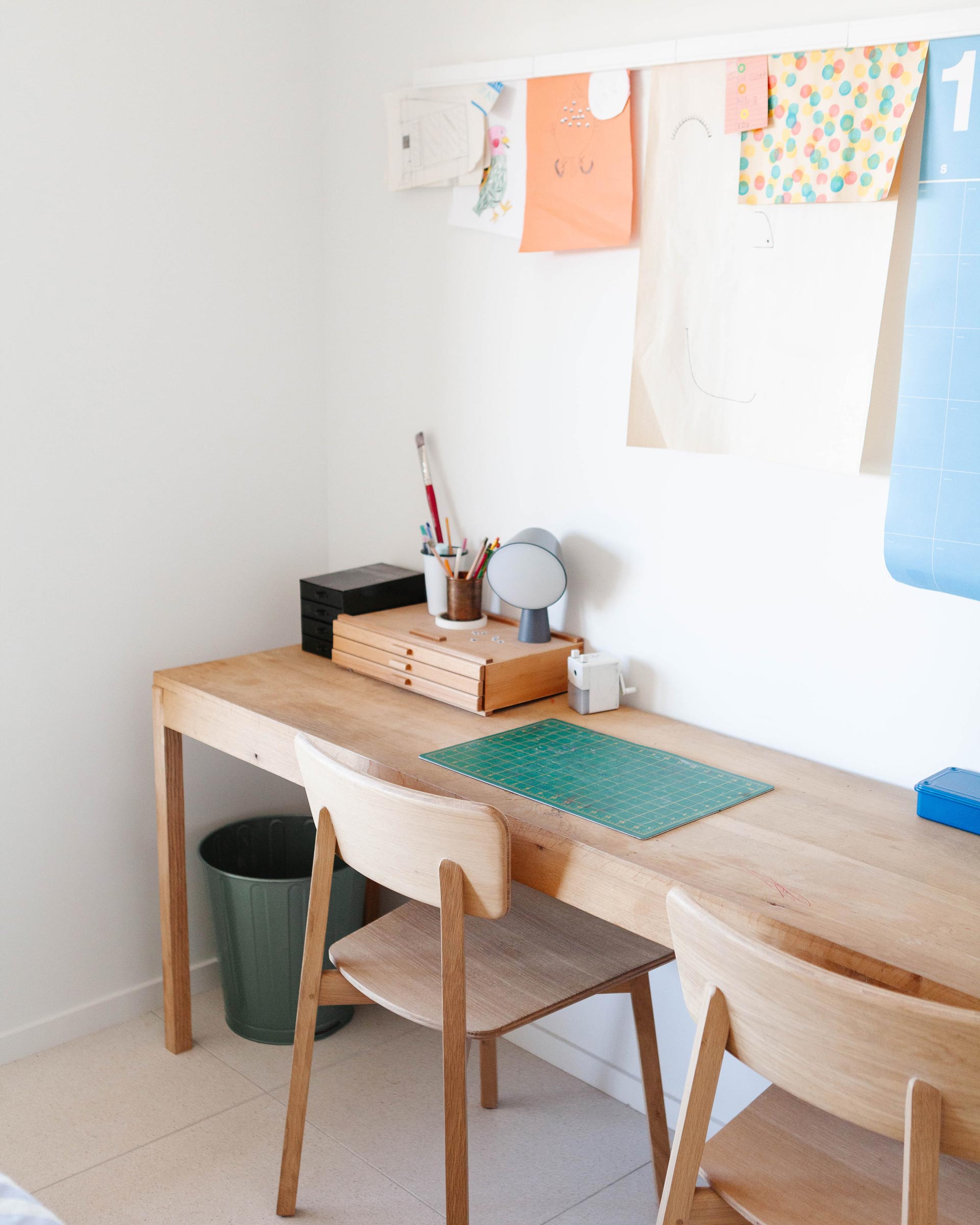 Kid's table in a kid's room. 