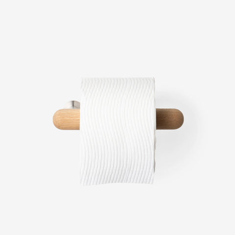 Oak + Leather Towel Loop