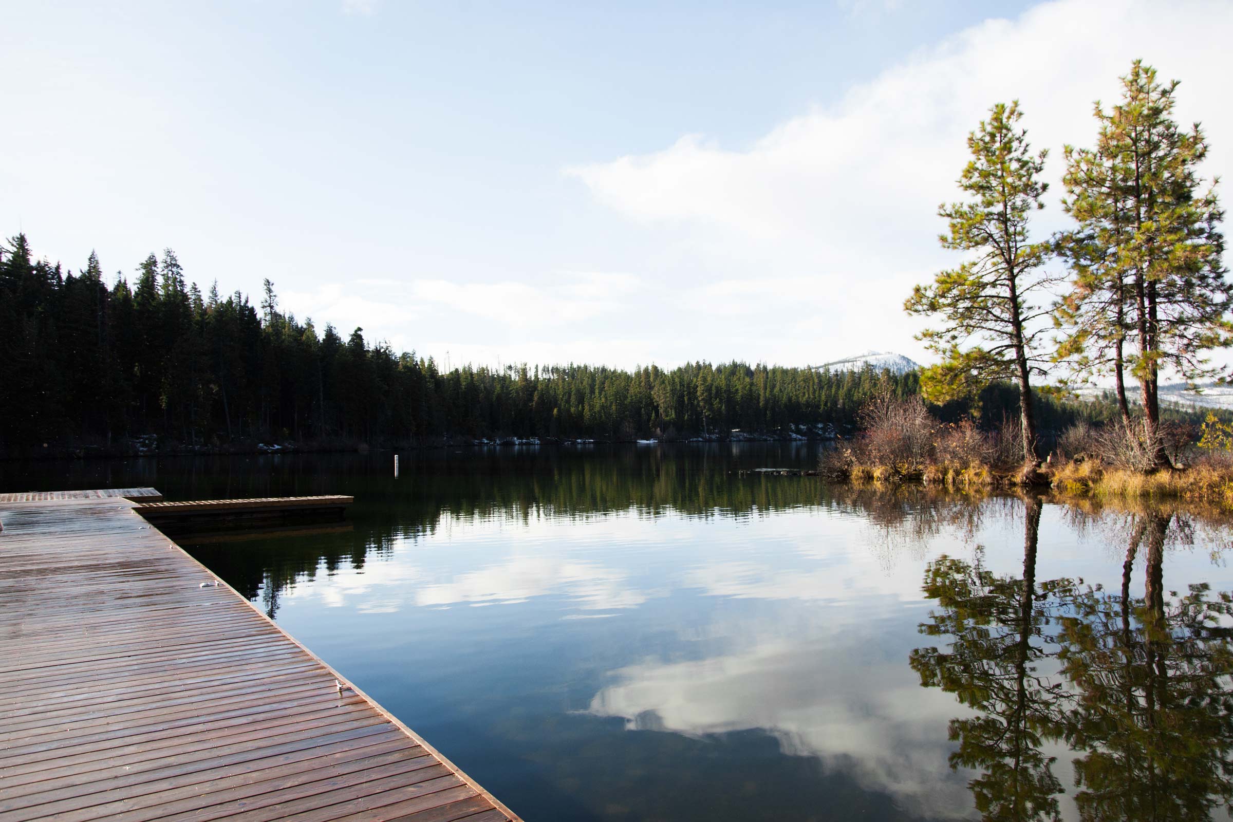 A lake near Suttle Lodge. 