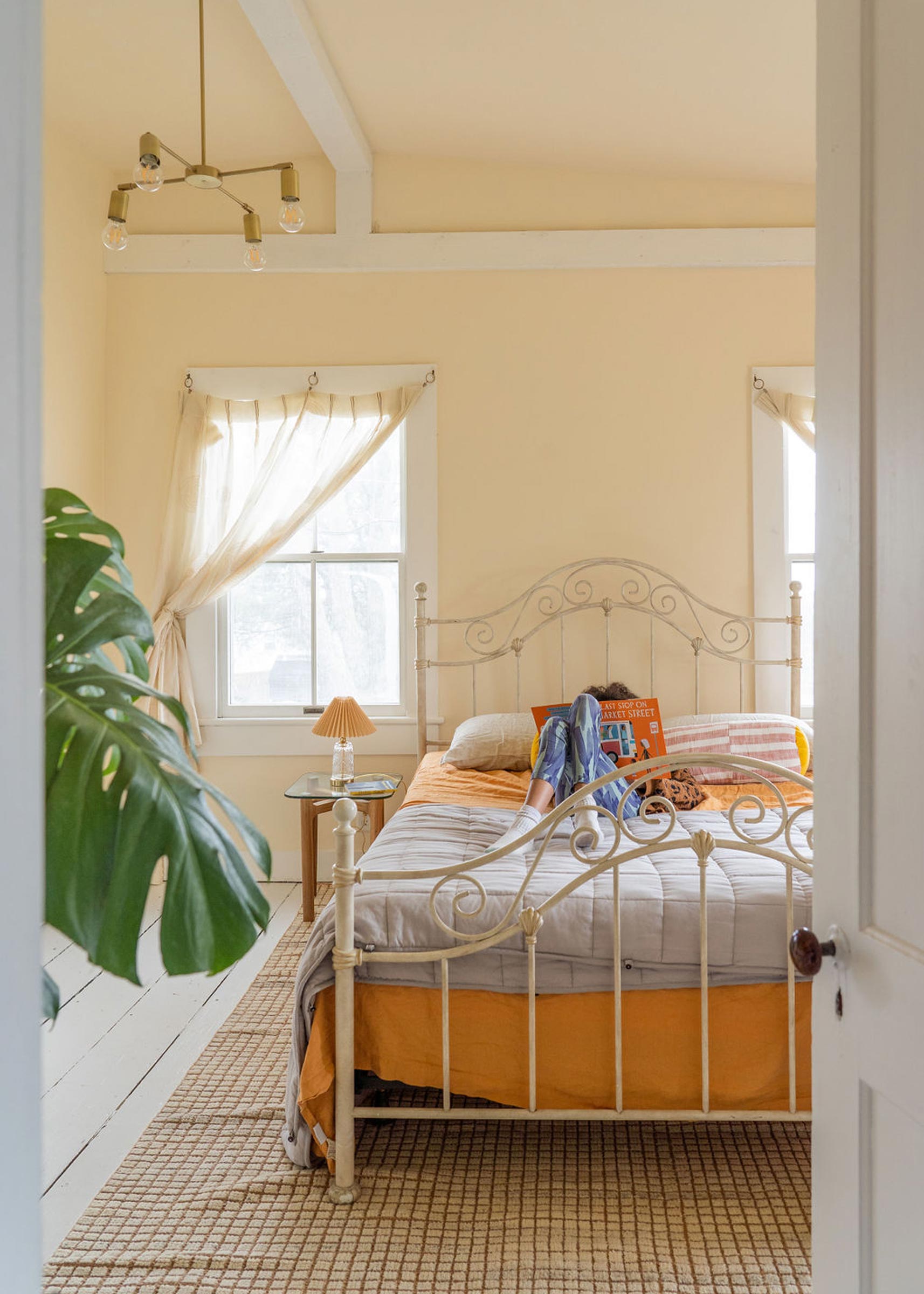 The bedroom at The Mae House. 