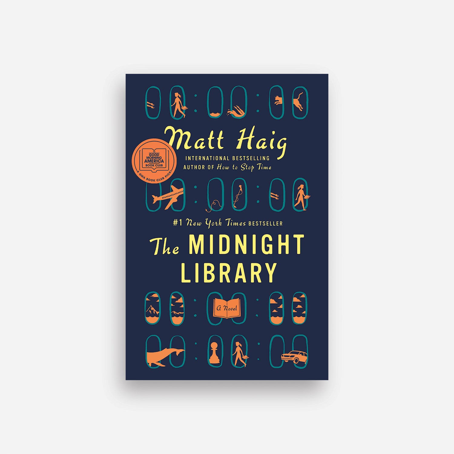 The Midnight Library by Matt Haig book cover