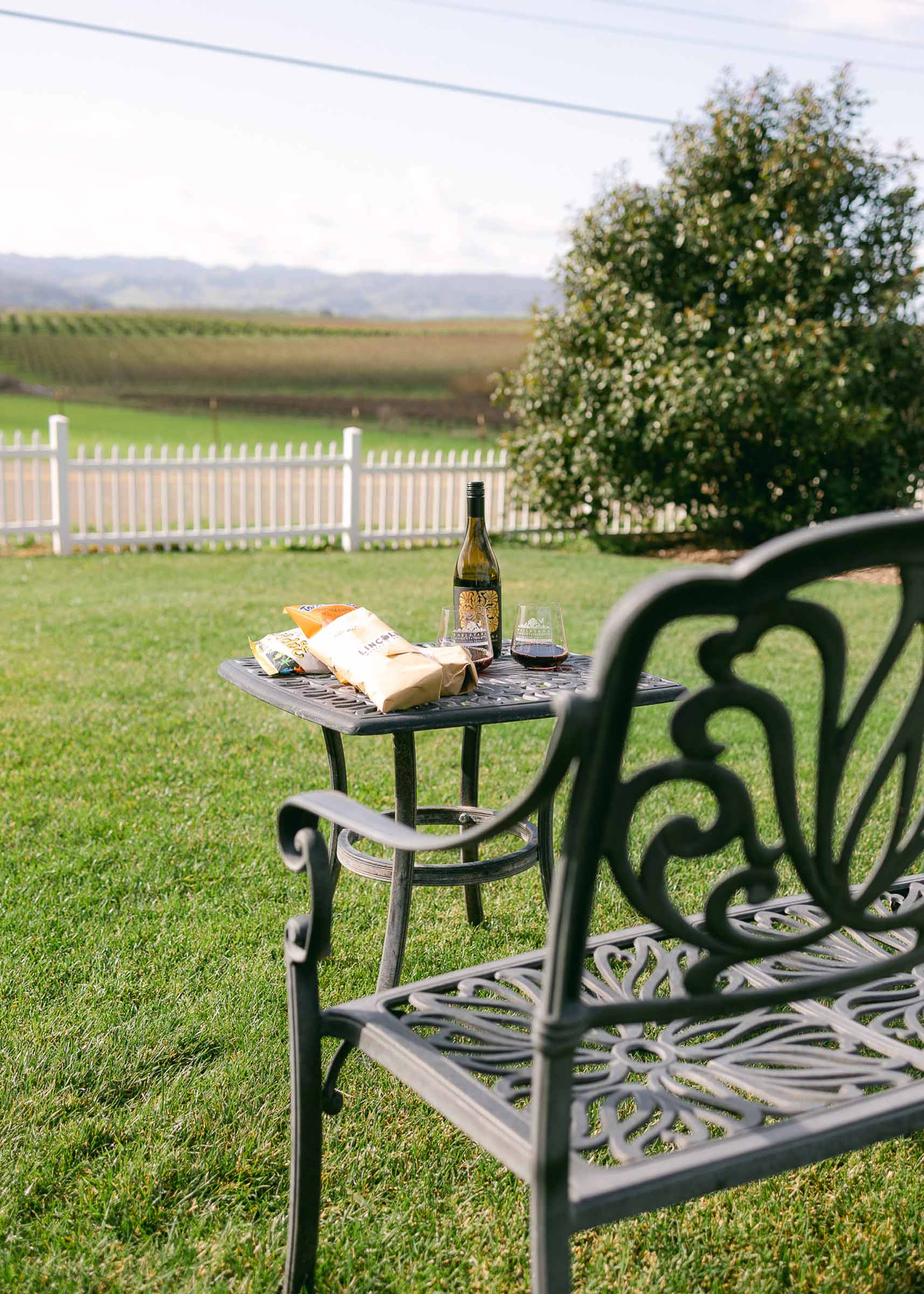 Wine tasting in California. 