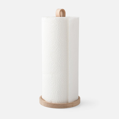 Hawkins New York Simple Wood Kitchen Accessories - Paper Towel Holder