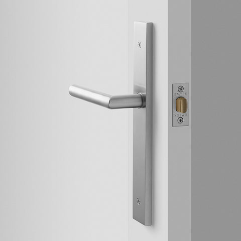 York Doorset with Otto Lever + Deadbolt - Satin Brass