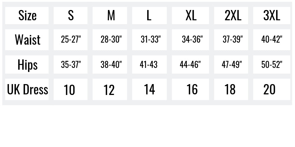 magicsuit size chart