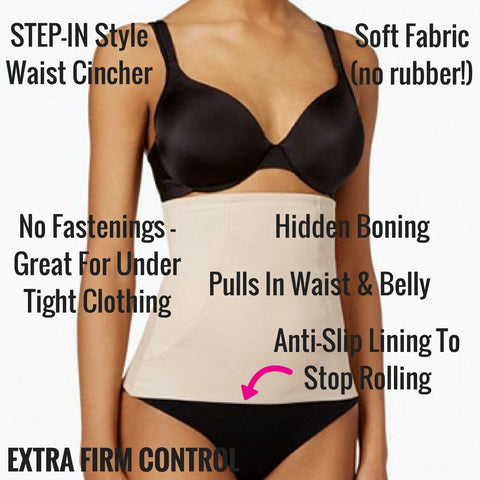 5 Tips To Stop Your Tummy From Sticking Out Below Your Waist Cincher! – The  Magic Knicker Shop