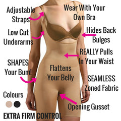 Underwear Shapewear For Women Open Bust Fat Reducer Silicone Band  Adjustable Straps Conceals Lumps Bumps Camis Sexy-Lace 