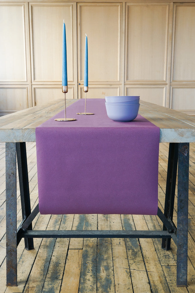 Table Runner In Plum