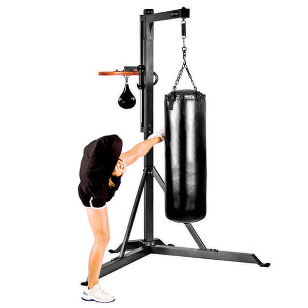 Commercial Heavy Bag Stand with Speed Bag Platform 522CBS – Unified Fitness Group
