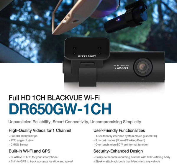 RVS Systems DR590-1CH-32GB 2 Megapixel 1 Channel Wireless Dash Camera