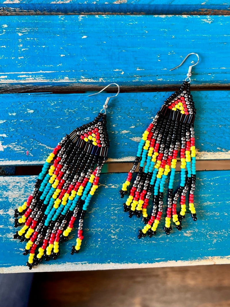 Comanche Seed Bead Earrings I Gussied Up Online – gussied up online