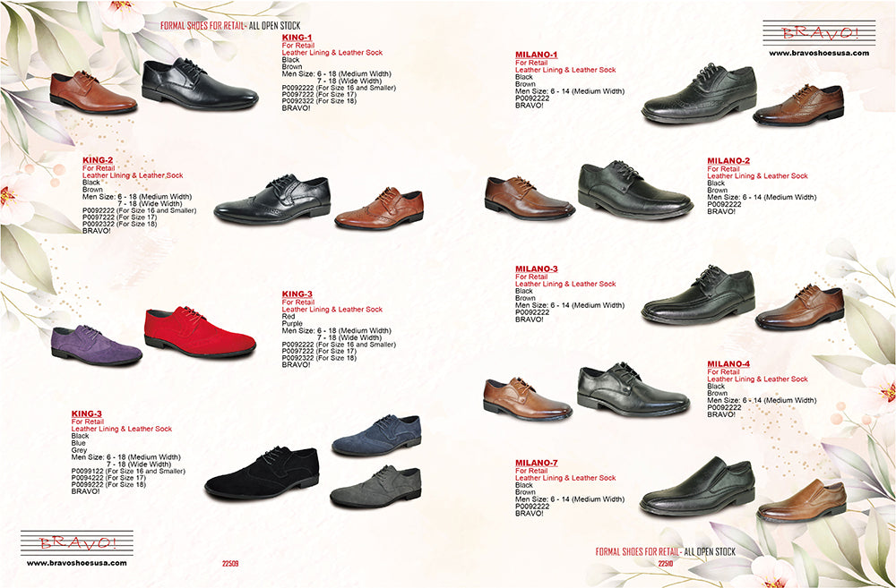 Catalog > retail shoe and accessory collections – Bravo Shoes