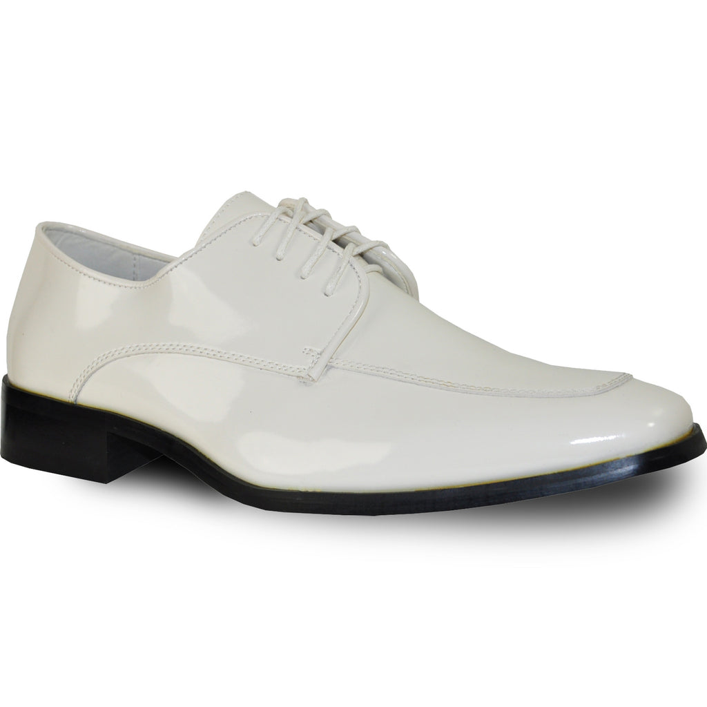 ivory patent shoes