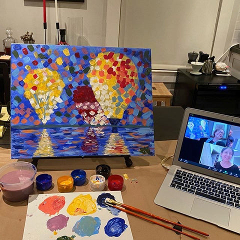 Painting to Gogh - Enjoy a Paint Night at Home