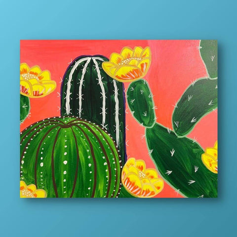 easy acrylic painting designs