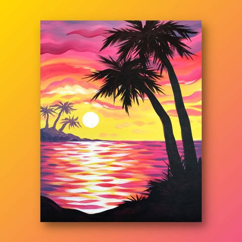 Island Strokes - Need some isolation date night ideas or things to do on  Valentine's Day at home? 💕 Island Strokes has created a special DIY Couples  Paint and Sip Kit with