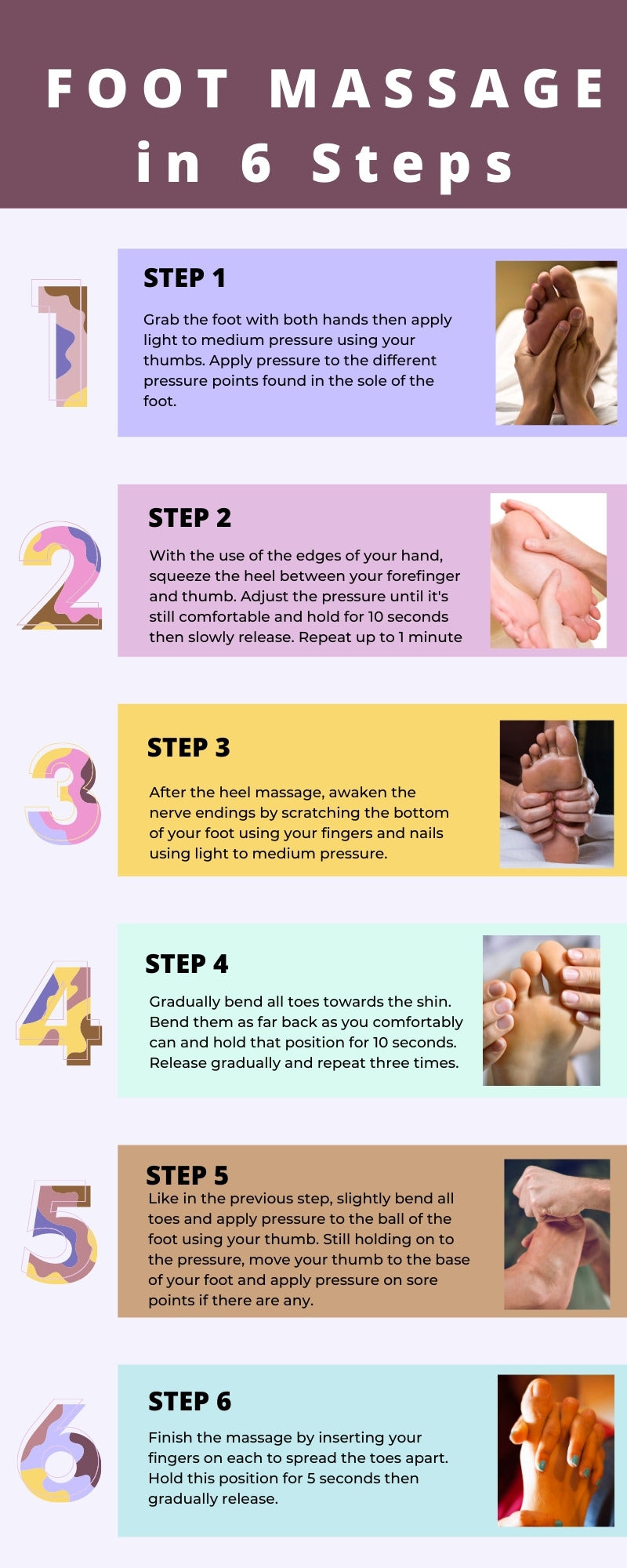Foot Massage in 6 Steps 