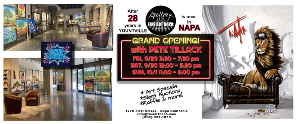 Gallery 1870 - FINE ART NAPA - Grand Re-Opening