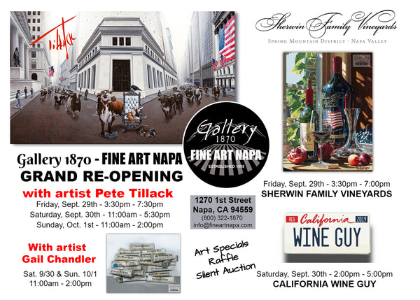 Gallery 1870 - FINE ART NAPA Grand Re-opening