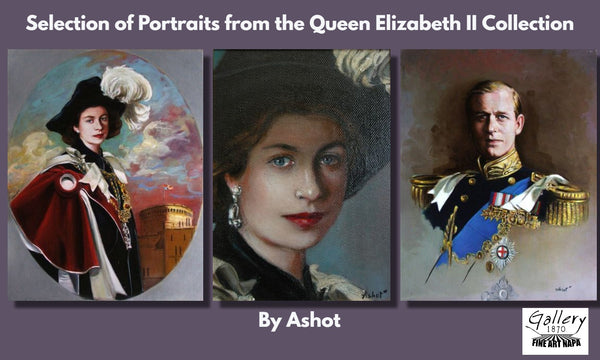 Queen Elizabeth II Collection of Portraits by Ashot
