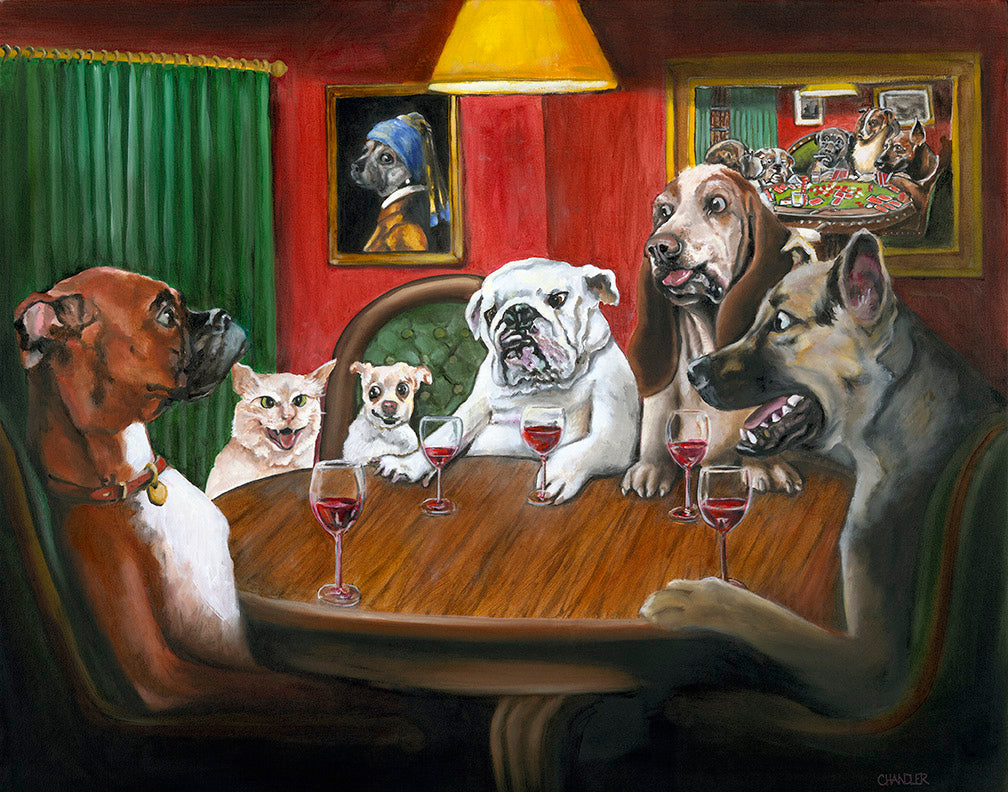 famous dog poker painting