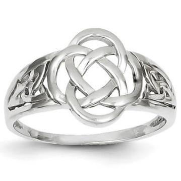 14Karat White Gold Celtic Knot Ring – Gigliotti Jewelers