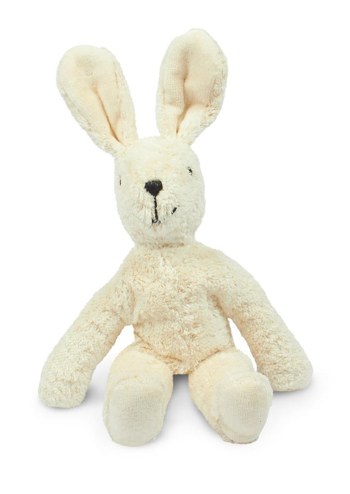 fehn natur - soft rattle rabbit, organic cotton