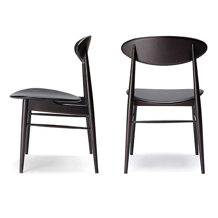 solid wood black dining chairs