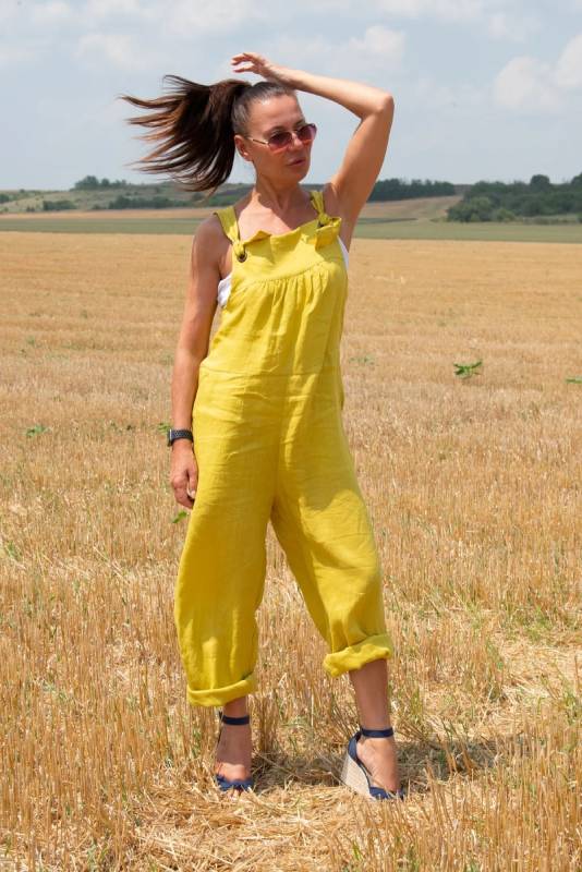 Linen summer jumpsuit ROME - EUG Fashion jumpsuit collection