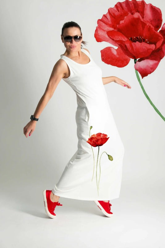 Spring Summer Dress Collection Poppy Jersey Dress MIKAELA EUG Fashion