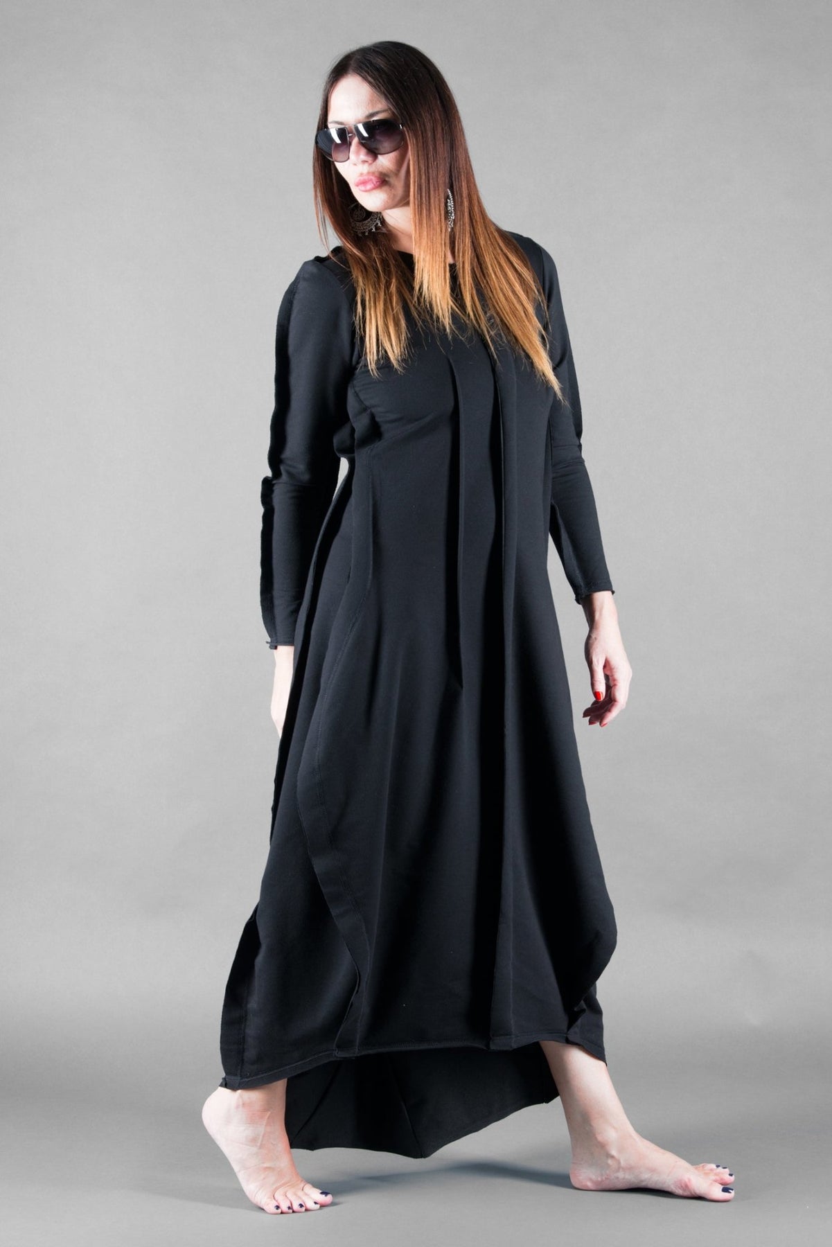 Long Sweatshirt Dress BIANCA – EUG FASHION