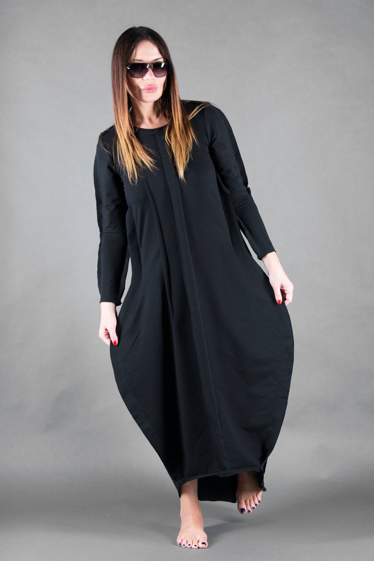 Long Sweatshirt Dress BIANCA – EUG FASHION