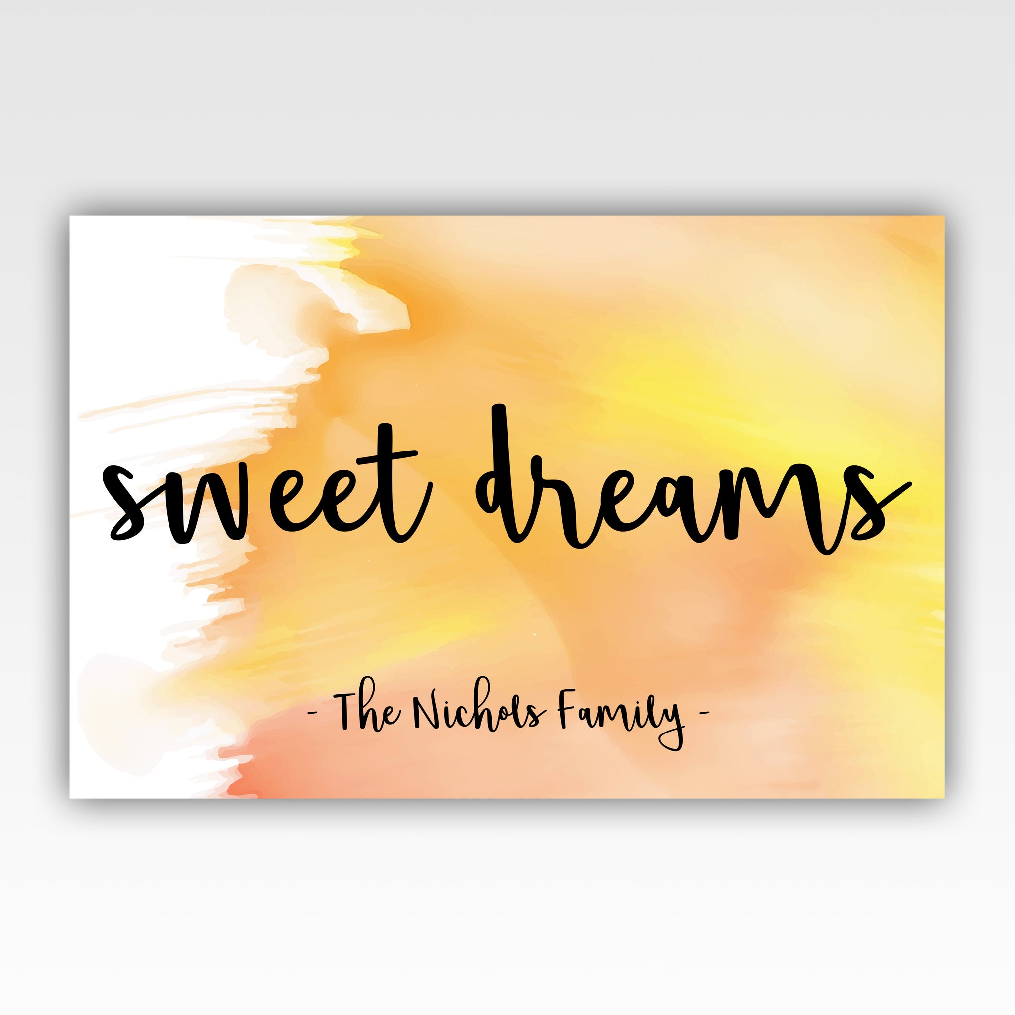 Download Personalized!! Sweet Dreams Family Artwork Canvas Home ...