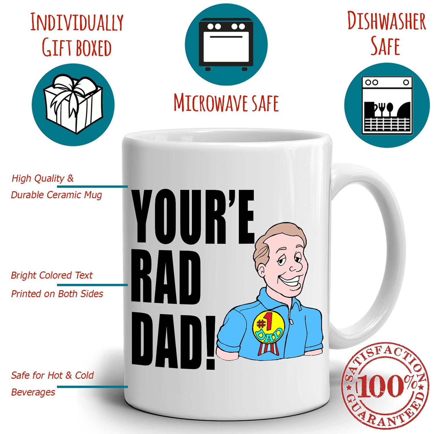 rad dad coffee mug