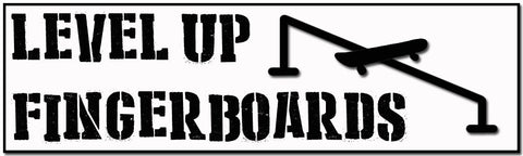 Level Up Fingerboards Logo - Beta Bushings - Radical Fingerboards Australia Store USA Canda