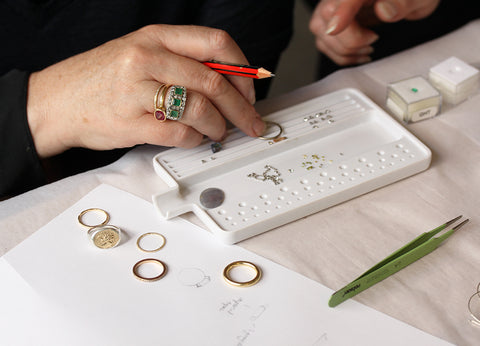 Laura Lee Jewellery designing process
