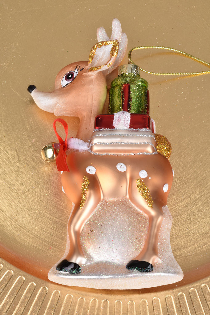 vintage deer ornaments