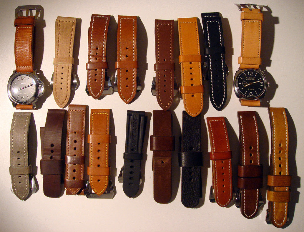 FS: Two 24mm straps for Panerai: Custom made Louis Vuitton & Micah