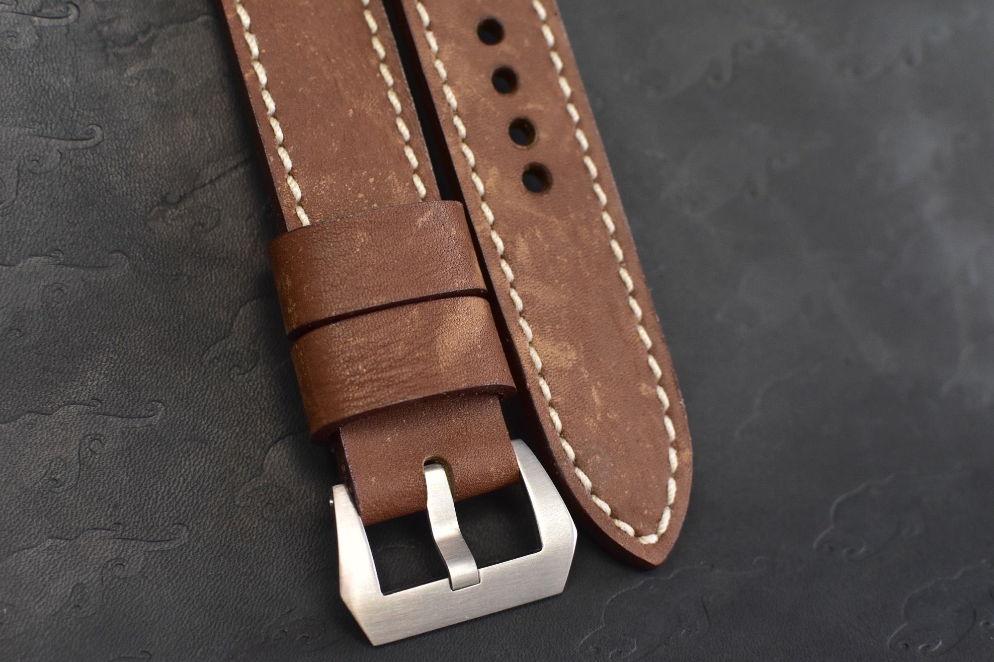 Mocha Leather Watch Strap | Brown Watch Strap | Vintager Straps