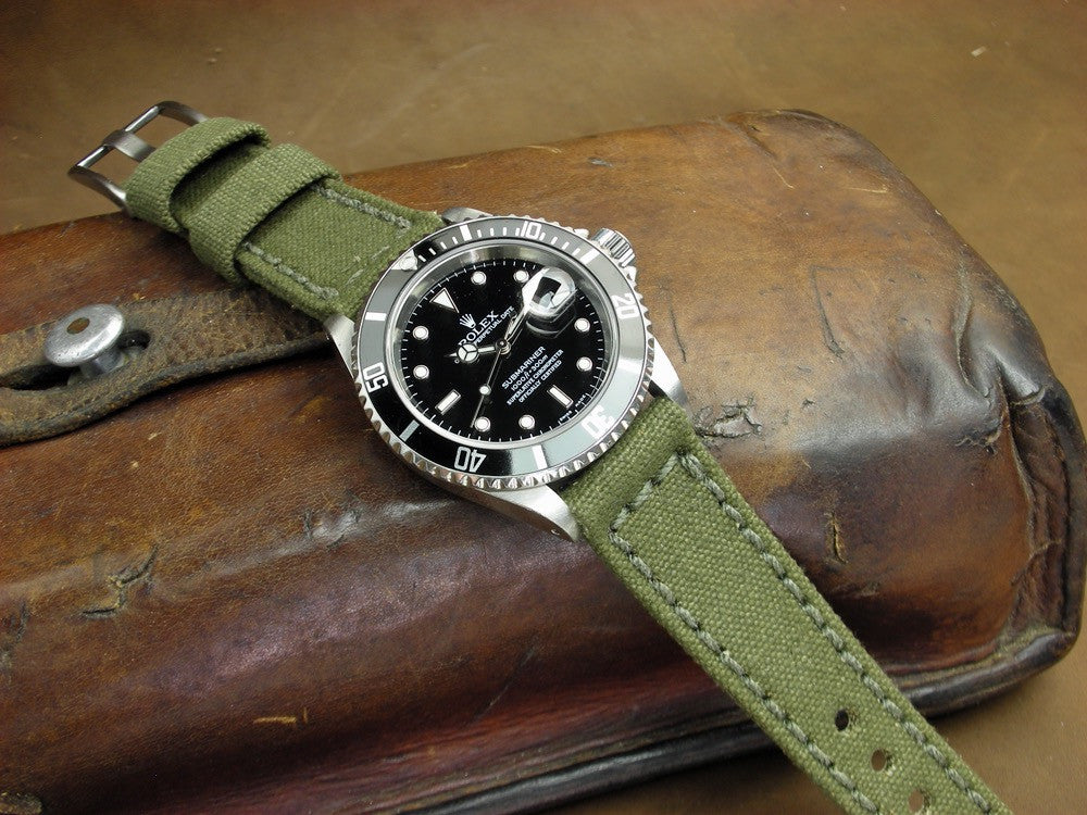 canvas watch strap – Vintager Straps