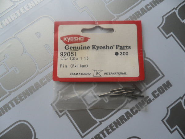 Kyosho 2 x 11mm Pins (10pcs), # 92051, FW05, V One, DBX, DRX