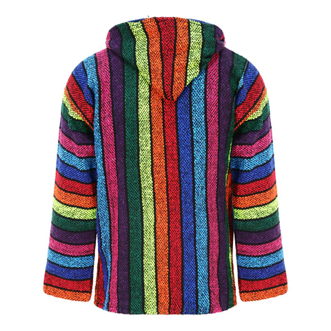 rainbow baja pullover