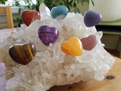 Heart Crystals on Quartz